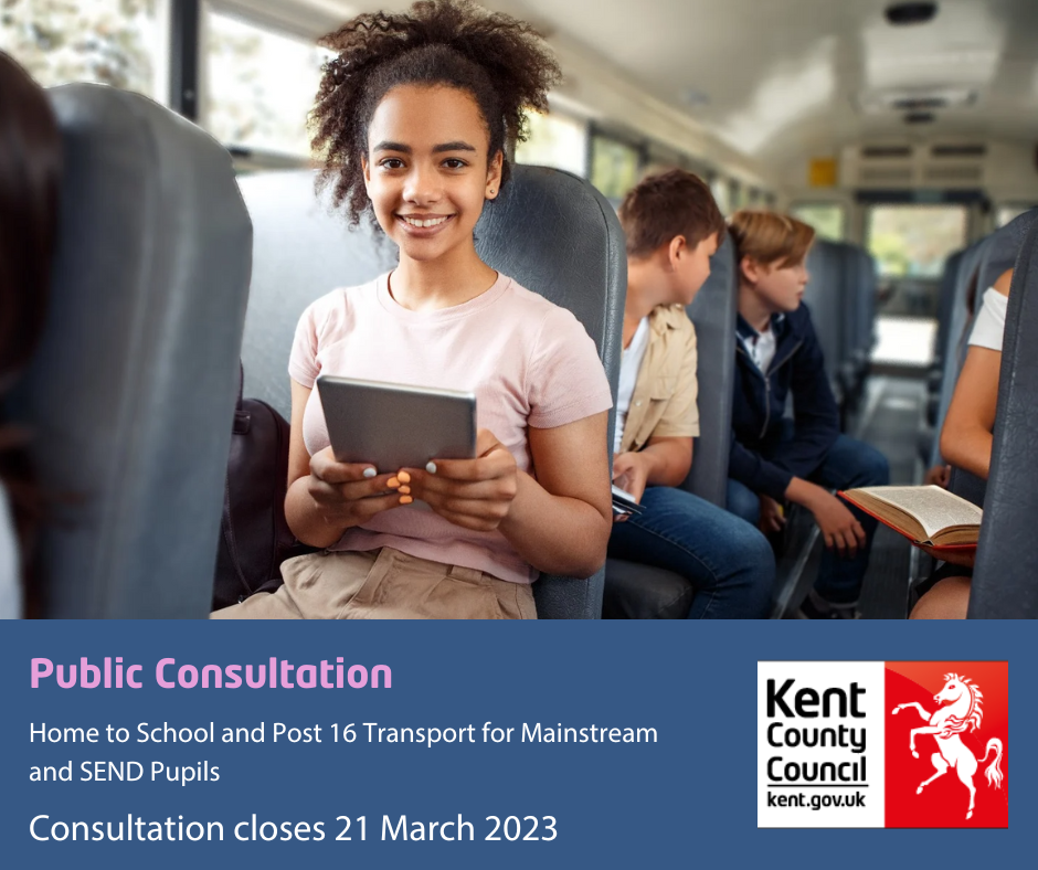 Have Your Say on Home to School and Post 16 Transport for Mainstream and SEND Pupils